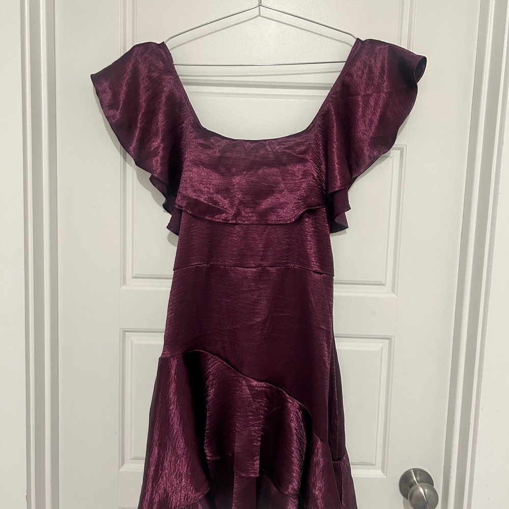 Francesca's Collections Deep Burgundy Dress
